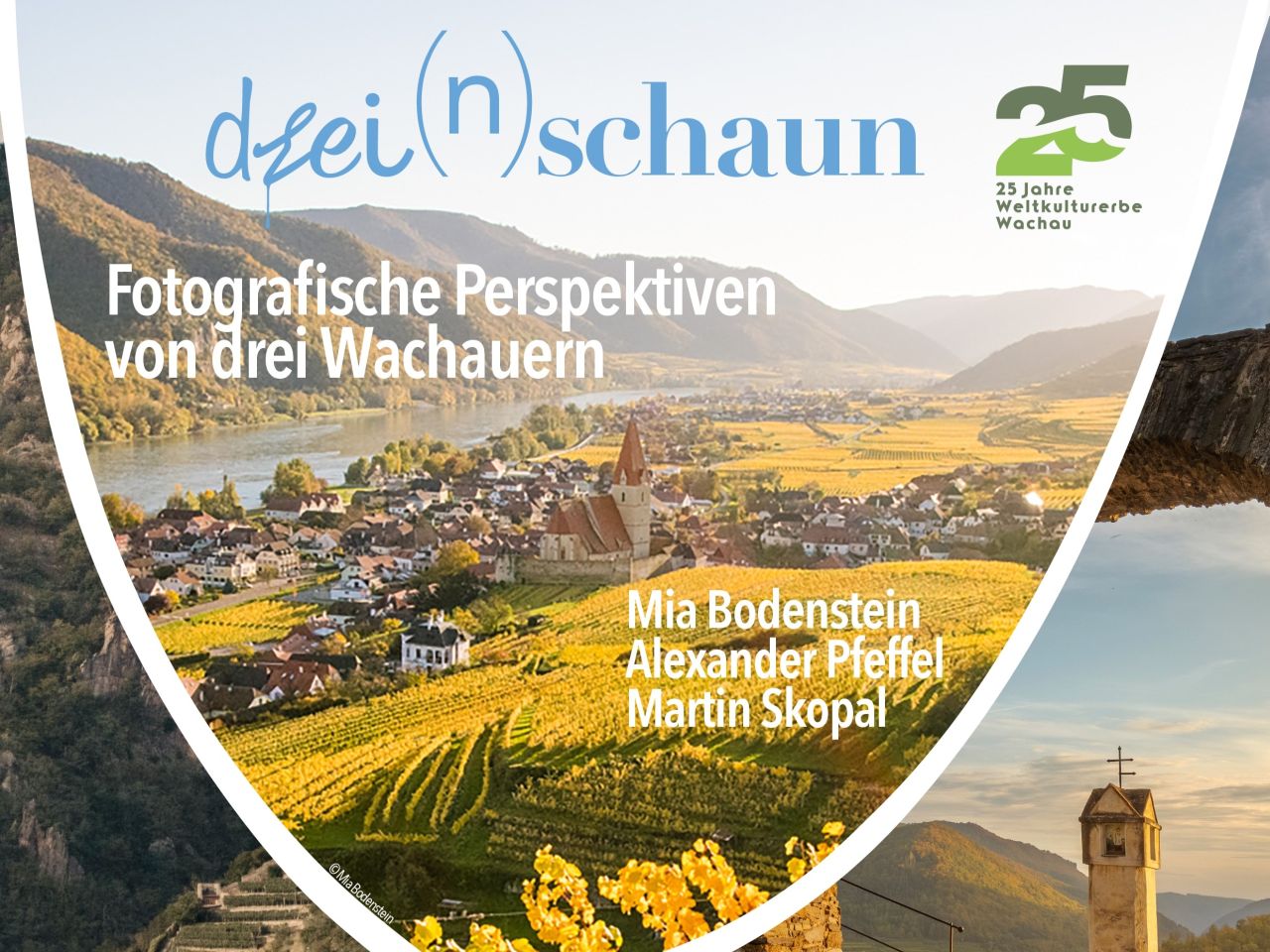 "drei(n)schaun", Ausschnitt aus Flyer (© Gemeinde Weißenkirchen)